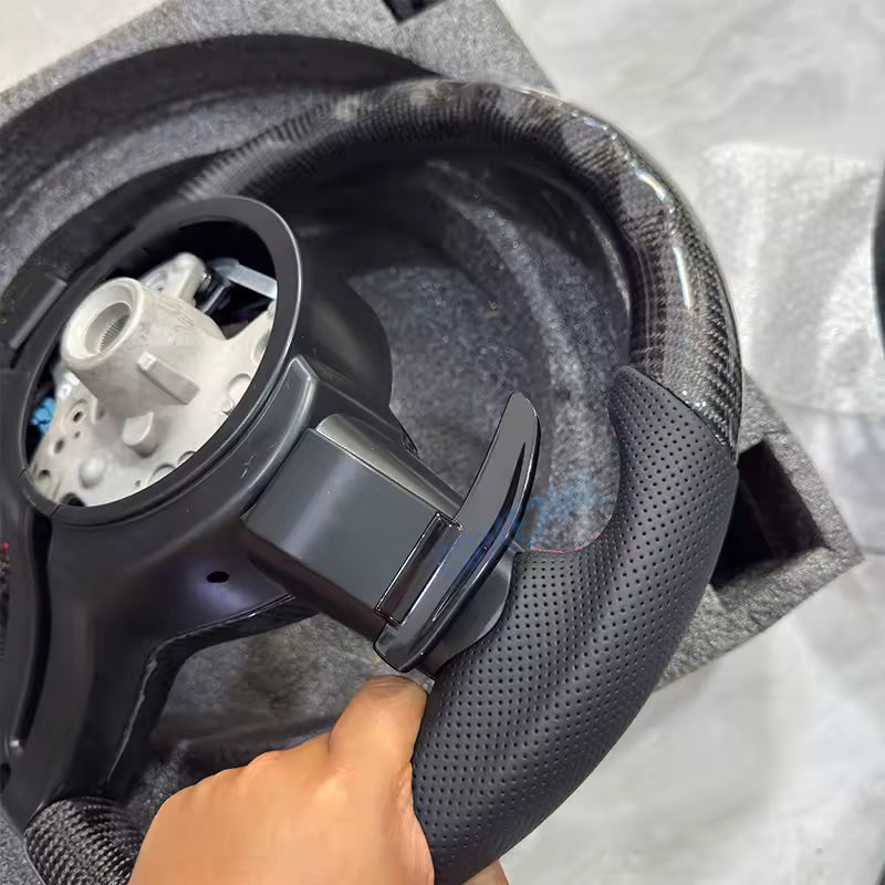 BMW Flat Bottom Carbon Steering Wheel