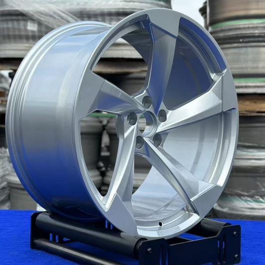 Audi Silver Rota Style Forged Alloys