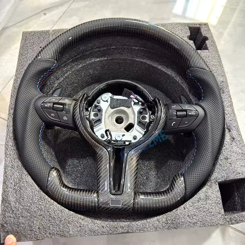 BMW Flat Bottom Carbon Steering Wheel