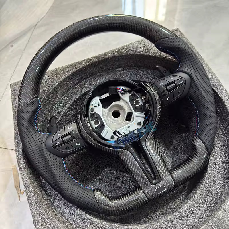 BMW Flat Bottom Carbon Steering Wheel