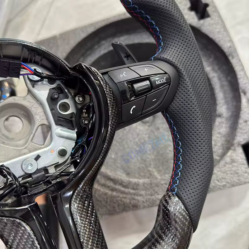 BMW Flat Bottom Carbon Steering Wheel