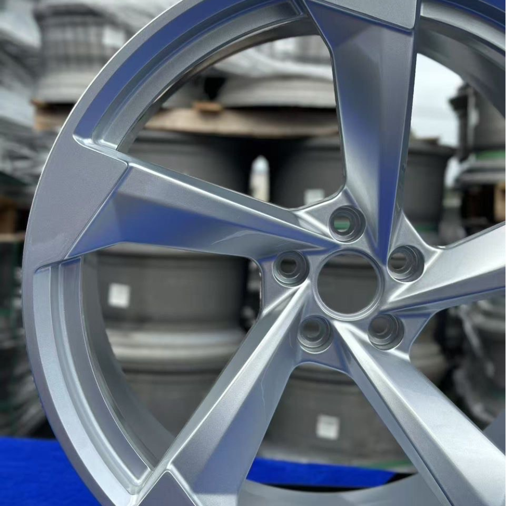 Audi Silver Rota Style Forged Alloys