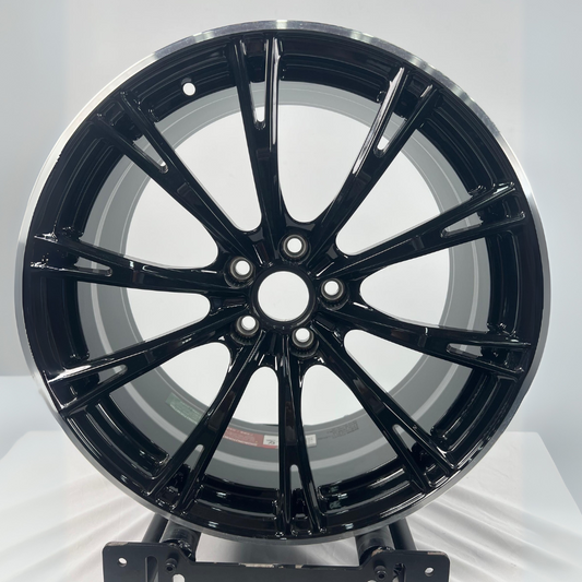 Audi Gloss Black ABT Style Forged Alloys